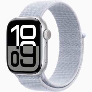 Apple Watch S10 Cell/42mm/Silver/Šport Band/Blue Cloud
