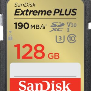 SanDisk Extreme PLUS/SDXC/128GB/UHS-I U3 / Class 10