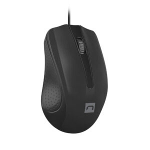 Natec optická myš SNIPE 1200 DPI/Kancelárska/Optická/1 200 DPI/Drôtová USB/Čierna