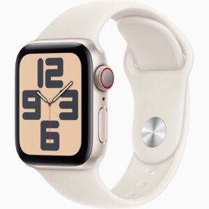 Apple Watch SE Cell/44mm/Starlight/Sport Band/Starlight/-S/M
