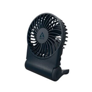 ARCTIC Summair 2Go (Dark Blue) - Rechargeable Pocket Fan with Stand (74 hodín battery life and va