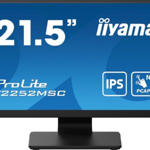 22" LCD iiyama T2252MSC-B2: IPS, FHD, 10P, DP, HDMI