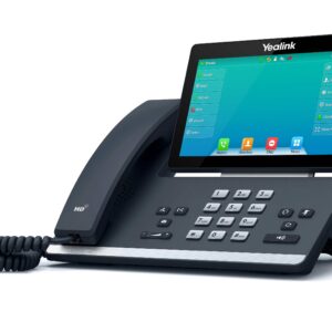 Yealink SIP-T57W, IP tel., PoE, 7" bar. LCD, 29 prog. hr., GigE, BT, WiFi