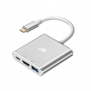 TB adaptér USB-C 3v1 - HDMI, USB, PD