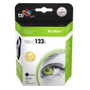 Ink.kazeta kompatibilná s Brother LC123BK 100% new