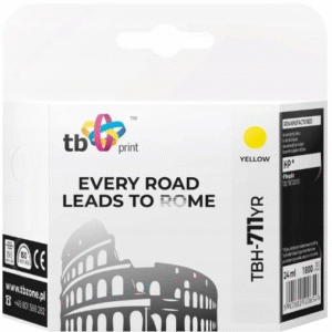 Ink. kazeta TB kompat. s HP TBH-711YR YE