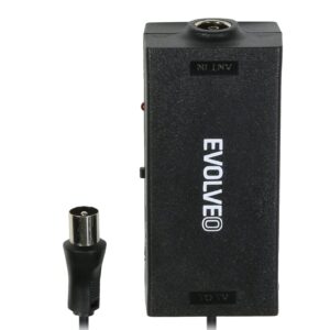 EVOLVEO Amp 1, anténny zosilňovač FM/DAB+/DVB-T2, filter LTE,4G,5G