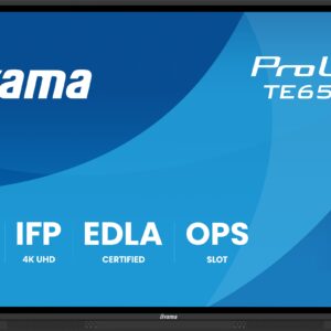 65" iiyama TE6513A-B1AG: IPS, 4K, 40P, EDLÁ