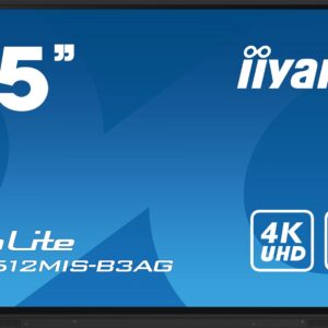 75" iiyama TE7512MIS-B3AG: IPS, 4K, 40P, USB-C