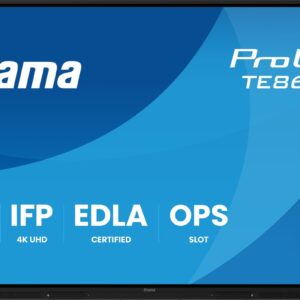 86" iiyama TE8613A-B1AG: IPS, 4K, 40P, EDLÁ