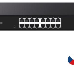 Tenda TEG2220P-16-250W Gigabit Websmart L2 Cloud PoE+ Switch 230W, 16x1Gb/s PoE+, 2xRJ45, 2xSFP,Rack