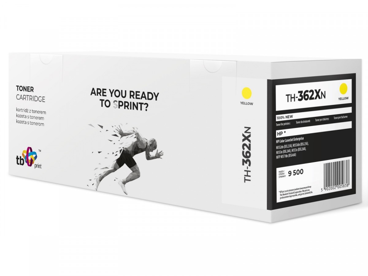 Toner TB kompatibilný s HP CF362X, yellow,new