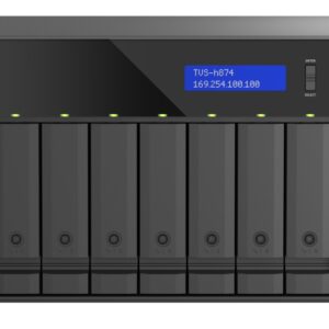 QNAP TVS-h874X-i9-64G (16core (i9), ZFS, 64GB RAM, 8x SATA, 2x M.2 NVMe, 2x PCIe, 2x2,5GbE, 2x10GbE)