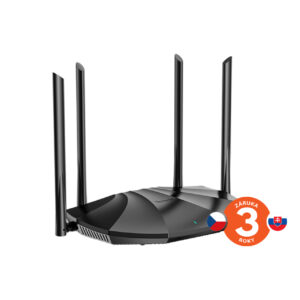 Tenda TX2 AX1500 WiFi6 Router, 1x GWAN, 3x GLAN, IPv6, 4x 6dBi anténa, WPA3, CZ App
