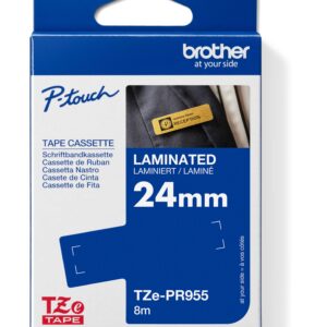 TZE-PR955 strieborná / biela (24mm)