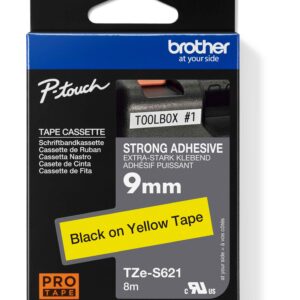 TZE-S621, žltá / čierna, 9mm
