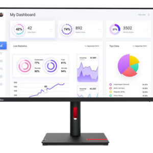 Lenovo ThinkVision/T32p-30/31,5"/IPS/4K UHD/60Hz/6ms/Black/3R