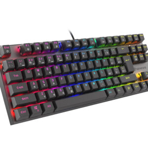 Genesis herná mechanická klávesnica THOR 303/TKL/RGB/Outemu Red/Drôtová USB/ CZ- SK layout/Čierna