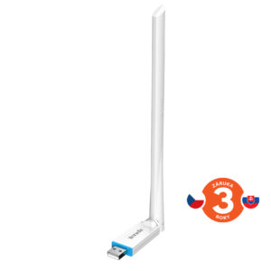 Tenda U2v5 AX300 WiFi 6 USB adaptér, 286 Mb/s, 802.11ax/b/g/n, 6 dBi, Soft AP, Win 7/10/11, Linux