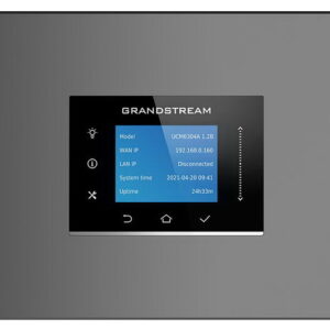 Grandstream UCM6304 Audio VoIP PBX, 1000 uživ., 150 súb. hov., audiokonf. 120úč., 4xFXO, 4xFXS port