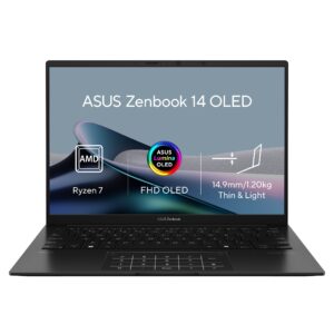 ASUS Zenbook 14/UM3406KA-OLED027W/AI7-350/14"/WUXGA/16GB/1TB SSD/AMD int/W11H/Black/2R