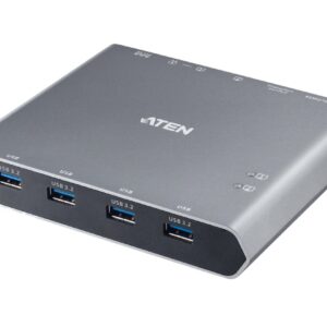 ATEN 2-Port 4K DisplayPort USB-C KVM Dock switch