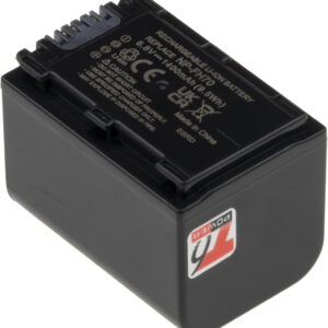 Batéria T6 Power Sony NP-FH70, 1400mAh, 9,5Wh, sivá
