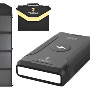 Set powerbanka Viking VIDAR II a solárny panel Viking L60