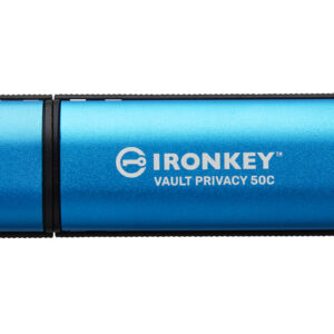 Kingston Ironkey Vault Privacy 50C/512GB/USB 3.2/USB-C/Modrá