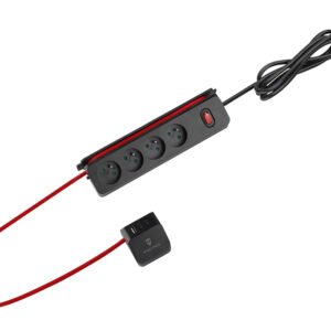 Predlžovacia zásuvka s USB Viking R43S