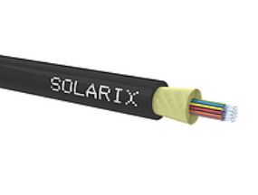 DROP1000 kábel Solarix 24vl 9/125 4,0mm LSOH Eca čierny SXKO-DROP-24-OS-LSOH, cena za meter
