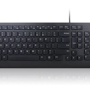 Lenovo Essential/Drôtová USB/US layout/Čierna