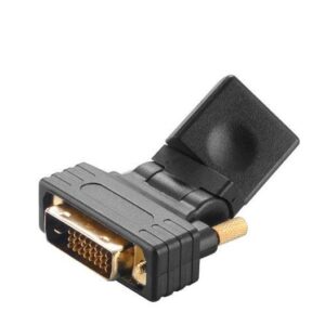 AKASA - uhlová redukcia DVI-D na HDMI