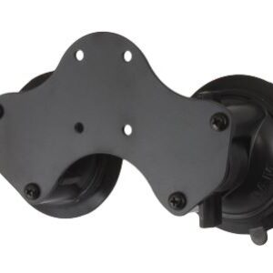 RAM Mounts úchyt s dvoma prísavkami na sklo s priemerom 84 mm, AMPS vzor dier, RAM-B-189BU