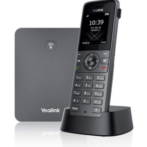 Yealink W73P, IP DECT báza + rúčka, PoE, 1,8" bar.disp., až 10 rúčok