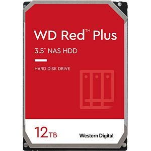 QNAP WD, HDD, Red Plus, SATA III, 3.5-inch, 12TB, WD120EFGX