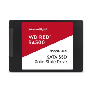 QNAP WD, SSD, Red SA500, SATA III, 2.5-inch, 0.5TB, WDS500G1R0A