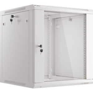 Nástenný rack 19' 12U 600X600mm sivý flat pack