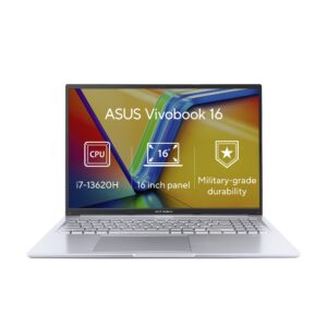 ASUS Vivobook 16X/X1605VA/i7-13620H/16"/WUXGA/16GB/1TB/UHD/W11H/Silver/2R