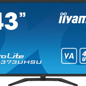 iiyama ProLite/X4373UHSU-B1/42,5"/VA/4K UHD/60Hz/3ms/Black/3R