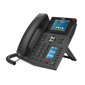 Fanvil X5U SIP telefón, 3,5" bar.disp. + 2,4" disp., 16SIP, 4link.tl., 30DSS hr., BT, dual Gbit