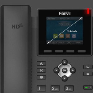 Fanvil X3SG SIP telefón, 2,8" bar.disp., 4SIP, dual Gbit, PoE