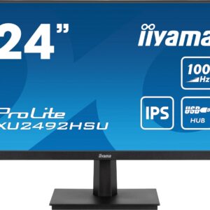 iiyama ProLite/XU2492HSU-B6/23,8"/IPS/FHD/100Hz/0,4ms/Black/3R
