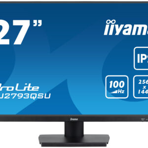 iiyama ProLite/XU2793QSU-B7/27"/IPS/QHD/100Hz/1ms/Black/3R