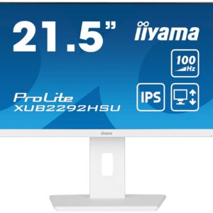 iiyama ProLite/XUB2292HSU-W6/21,5"/IPS/FHD/100Hz/0,4ms/White/3R
