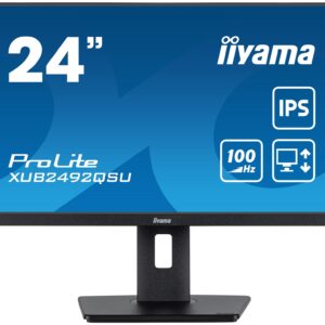 iiyama ProLite/XUB2492QSU-B1/23,8"/IPS/QHD/100Hz/0,5ms/Black/3R