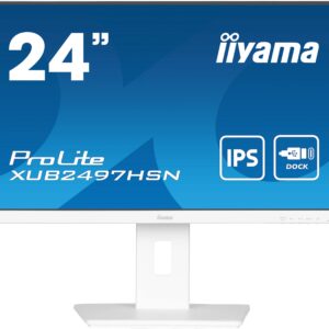 iiyama ProLite/XUB2497HSN-W1/23,8"/IPS/FHD/100Hz/1ms/White/3R