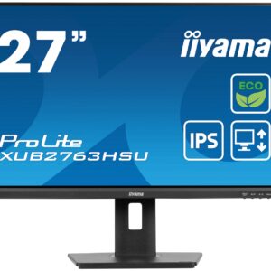 iiyama ProLite/XUB2763HSU-B1/27"/IPS/FHD/100Hz/3ms/Black/3R