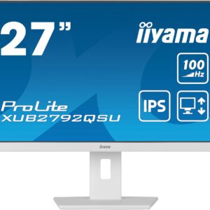 iiyama ProLite/XUB2792QSU-W6/27"/IPS/QHD/100Hz/0,4ms/White/3R