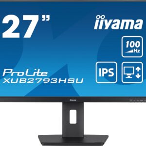 iiyama ProLite/XUB2793HSU-B7/27"/IPS/FHD/100Hz/1ms/Black/3R